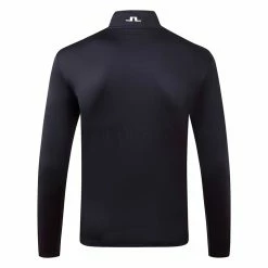 Jlindeberg J.Lindeberg Bran 1/4 Zip Golf Sweater -Golf Clothing Shop J.Lindeberg SS22 Bran 1 4 Zip Golf Sweater GMJS06479 6855 Code SWLIN073 JL Navy back