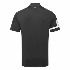 Jlindeberg J.Lindeberg Heath Golf Polo Shirt -Golf Clothing Shop J.Lindeberg SS22 Heath Regular Fit Polo GMJT06335 9999 Code SHLIN060 M Black Back
