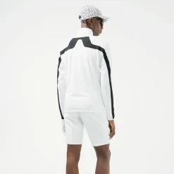 Jlindeberg J.Lindeberg Jarvis Full Zip Golf Jacket 11 Jlindeberg J.Lindeberg Jarvis Full Zip Golf Jacket -Golf Clothing Shop J.Lindeberg SS22 Jarvis Mid Layer GMJS03873 0000 Code SWLIN045 M White Black Model 3