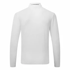 Jlindeberg J.Lindeberg Luke 1/2 Zip Golf Sweater -Golf Clothing Shop J.Lindeberg SS22 Luke Half Zip Mid Layer GMJS06340 0000 Code SWLIN044 M White Black Back