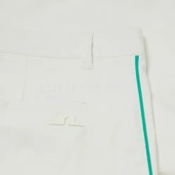 Jlindeberg J.Lindeberg Rick Cuff Jogger Golf Trouser -Golf Clothing Shop J.Lindeberg SS22 Rick Golf Trouser White GMPA06302 0000 Code TRLIN026 34 W 32 Leg Detail