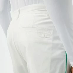 Jlindeberg J.Lindeberg Rick Cuff Jogger Golf Trouser -Golf Clothing Shop J.Lindeberg SS22 Rick Golf Trouser White GMPA06302 0000 Code TRLIN026 34 W 32 Leg Model 3