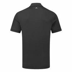 Jlindeberg J.Lindeberg Tour Tech Golf Polo Shirt -Golf Clothing Shop J.Lindeberg SS22 Tour Tech Reg Fit Golf Polo GMJT06337 9999 Code SHLIN063 M Black White back