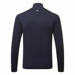 Jlindeberg J.Lindeberg Kian 1/4 Zip Golf Sweater -Golf Clothing Shop J.Lindeberg SS23 Kian Zipped Sweater GMKW06357 6855 SWLIN098 Back