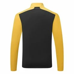 Jlindeberg J.Lindeberg Terry 1/4 Zip Golf Sweater 5 Jlindeberg J.Lindeberg Terry 1/4 Zip Golf Sweater -Golf Clothing Shop J.Lindeberg SS23 Terry Mid Layer AMJS07868 I040 SWLIN108 CitrusJL NavyWhite Back