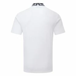 Jlindeberg J.Lindeberg Tyson Golf Polo Shirt -Golf Clothing Shop J.Lindeberg SS23 Tyson Regular Fit Polo GMJT07647 0000 SHLIN190 WhiteJL Navy Back