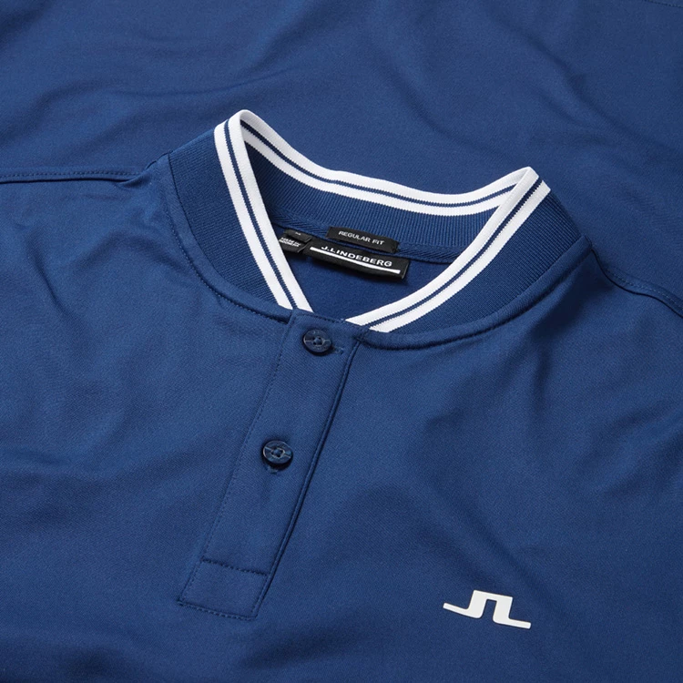 Jlindeberg J.Lindeberg Tyson Long Sleeve Golf Polo Shirt 2 Jlindeberg J.Lindeberg Tyson Long Sleeve Golf Polo Shirt - Image 2
