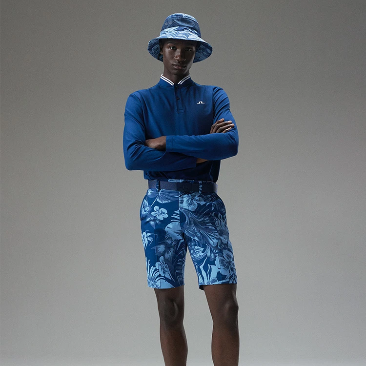 Jlindeberg J.Lindeberg Tyson Long Sleeve Golf Polo Shirt 4 Jlindeberg J.Lindeberg Tyson Long Sleeve Golf Polo Shirt - Image 4