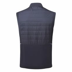 Jlindeberg J.Lindeberg Kenny Hybrid Thermal Golf Wind Vest -Golf Clothing Shop J.Lindeberg AMOW08166 6855 M Kenny Hybrid Vest JL Navy WTLIN038 Back