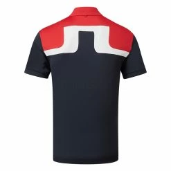 Jlindeberg J.Lindeberg Jeff Golf Polo Shirt 5 Jlindeberg J.Lindeberg Jeff Golf Polo Shirt -Golf Clothing Shop J.Lindeberg GMJT06474 6855 M Jeff Reg Fit Polo JL Navy Back
