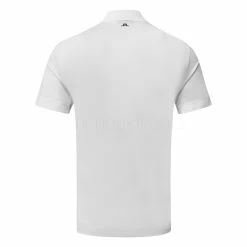 Jlindeberg J.Lindeberg Diamond Golf Polo Shirt -Golf Clothing Shop J.Lindeberg GMJT06475 0000 M Diamond Regular Fit Polo White Back