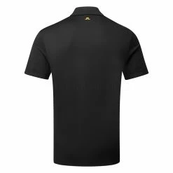 Jlindeberg J.Lindeberg Diamond Golf Polo Shirt 5 Jlindeberg J.Lindeberg Diamond Golf Polo Shirt -Golf Clothing Shop J.Lindeberg GMJT06475 9999 M Diamond Regular Fit Polo Black Back