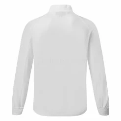 Jlindeberg J.Lindeberg Logan Hybrid Golf Wind Jacket -Golf Clothing Shop J.Lindeberg GMOW06817 0000 M Logan Hybrid Jacket White WTLIN032 Back