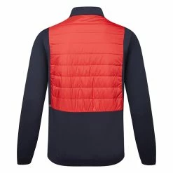 Jlindeberg J.Lindeberg Kenny Hybrid Thermal Golf Wind Jacket 5 Jlindeberg J.Lindeberg Kenny Hybrid Thermal Golf Wind Jacket -Golf Clothing Shop J.Lindenberg Kenny Hybrid Jacket AMOW08165 G131 WTLIN041 Barbados Cherry back