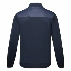 Jlindeberg J.Lindeberg Quilt Hybrid Thermal Golf Wind Jacket -Golf Clothing Shop J.Lindenberg Quilt Hybrid Jacket AMOW07063 6855 WTLIN045 JL Navy Back