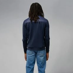 Jlindeberg J.Lindeberg Quilt Hybrid Thermal Golf Wind Jacket -Golf Clothing Shop J.Lindenberg Quilt Hybrid Jacket AMOW07063 6855 WTLIN045 JL Navy Model 3