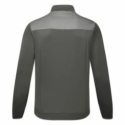 Jlindeberg J.Lindeberg Quilt Hybrid Thermal Golf Wind Jacket -Golf Clothing Shop J.Lindenberg Quilt Hybrid Jacket AMOW07063 U133 WTLIN046 Grey Back