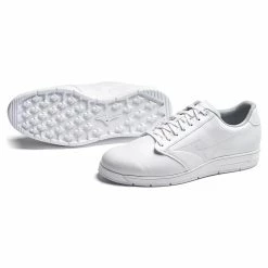 Mizuno G-Style Golf Shoes -Golf Clothing Shop Mizuno G Style Golf Shoes White 3