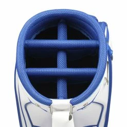 Mizuno Golf Tour Staff Mid Bag -Golf Clothing Shop Mizuno Golf Tour Staff Mid Bag White Blue 4