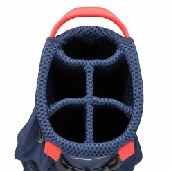 Mizuno K1-LO Golf Stand Bag -Golf Clothing Shop Mizuno K1 LO Golf Stand Bag Navy Red 3