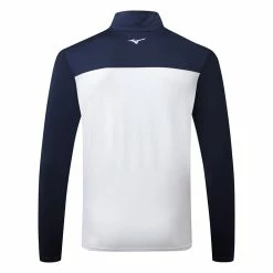 Mizuno Quick Dry Breeze Elite ST 1/4 Zip Golf Sweater 5 Mizuno Quick Dry Breeze Elite ST 1/4 Zip Golf Sweater -Golf Clothing Shop Mizuno SS22 Breeze Elite ST 1 4 Zip Sweater 52GC2002 14 Code SWMIZ043 M Deep Navy Back
