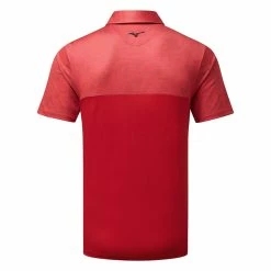 Mizuno Quick Dry Hazard ST Golf Polo Shirt -Golf Clothing Shop Mizuno SS22 Quick Dry Hazard ST Polo 52GA2008 62 Code SHMIZ134 M Red Back