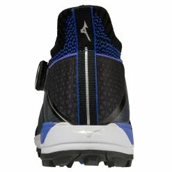 Mizuno Wave Hazard BOA Golf Shoes -Golf Clothing Shop Mizuno Wave Hazard BOA Golf Shoes Black Blue 3
