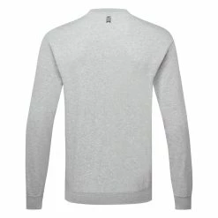 Nike Frank Crew Neck Golf Sweater -Golf Clothing Shop Nike AW22 TW Graphic Crew Neck Sweater DN1961 063 SWNIK259 S Grey Heather White Back