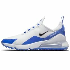 Nike Air Max 270G Golf Shoes -Golf Clothing Shop Nike Air Max 270 G Golf Shoes White Racer Blue Pure Platinum 3
