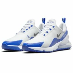 Nike Air Max 270G Golf Shoes -Golf Clothing Shop Nike Air Max 270 G Golf Shoes White Racer Blue Pure Platinum 5