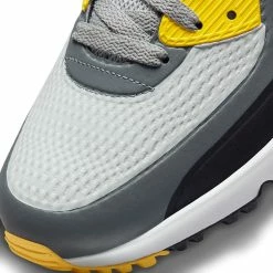 Nike Air Max 90G Golf Shoes 10 Nike Air Max 90G Golf Shoes -Golf Clothing Shop Nike Air Max 90 G Golf Shoes Smoke Grey Yellow 5