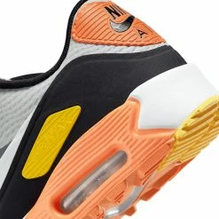 Nike Air Max 90G Golf Shoes 11 Nike Air Max 90G Golf Shoes -Golf Clothing Shop Nike Air Max 90 G Golf Shoes Smoke Grey Yellow 6