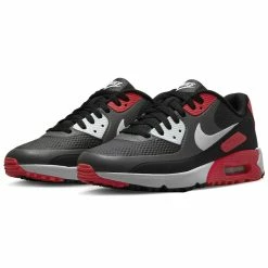 Nike Air Max 90G Golf Shoes -Golf Clothing Shop Nike Air Max 90 G Shoes Black Infrared Iron Grey 3