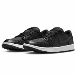 Nike Air Jordan 1 Low G Golf Shoes 13 Nike Air Jordan 1 Low G Golf Shoes -Golf Clothing Shop Nike Golf Air Jordan 1 Low G Golf Shoes Black Black Iron Grey White 6