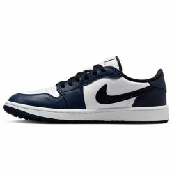 Nike Air Jordan 1 Low G Golf Shoes -Golf Clothing Shop Nike Golf Air Jordan 1 Low G Golf Shoes White Black Midnight Navy 3