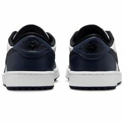 Nike Air Jordan 1 Low G Golf Shoes -Golf Clothing Shop Nike Golf Air Jordan 1 Low G Golf Shoes White Black Midnight Navy 5