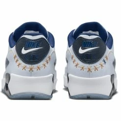 Nike Air Max 90G NRG Golf Shoes -Golf Clothing Shop Nike Golf Air Max 90 G NRG Golf Shoes Pure Platinum Dark Obsidian White 5