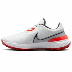 Nike Infinity Pro 2 Golf Shoes -Golf Clothing Shop Nike Golf Infinity Pro 2 Golf Shoes White Black Wolf Grey Picante Red 6
