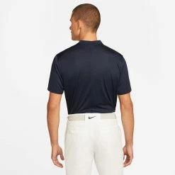 Nike Dry Victory Blade Golf Polo Shirt -Golf Clothing Shop Nike SS22 Dry Victory Blade Golf Polo Shirt DH0838 451 M SHNIK775 Obsidian White model 3
