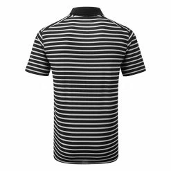 Nike Dry Victory Stripe Golf Polo Shirt 8 Nike Dry Victory Stripe Golf Polo Shirt -Golf Clothing Shop Nike SS22 Dry Victory Stripe Golf Polo Shirt DH0829 010 M Black White Back