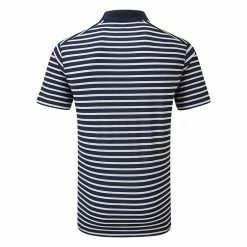 Nike Dry Victory Stripe Golf Polo Shirt -Golf Clothing Shop Nike SS22 Dry Victory Stripe Golf Polo Shirt DH0829 451 M Obsidian White Back