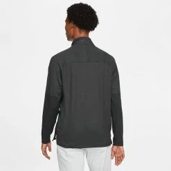 Nike Dry Vapor 1/2 Zip Golf Sweater -Golf Clothing Shop Nike SS21 Dry Vapor 1 2 Zip Sweater CU9828 010 Code SWNIK230 Black Grey Model 2