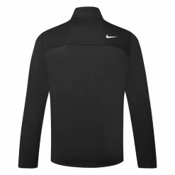 Nike Tour Essential Golf Wind Jacket -Golf Clothing Shop Nike SS23 Tour Essential Repel Wind Jacket DV1663 010 WTNIK110 S Black Black White Back