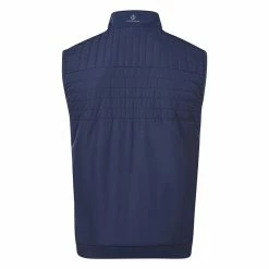 Oscarjacobson Oscar Jacobson Hodgson Thermal Golf Wind Vest -Golf Clothing Shop Oscar Jacobson AW22 Hodgson Thermal Wind Vest OJTOP0118 WTOSC094 S Navy Back