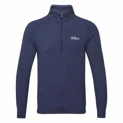 Oscarjacobson Oscar Jacobson Lawton Tour 1/4 Zip Golf Sweater