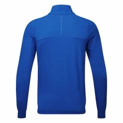Oscarjacobson Oscar Jacobson Lawton Tour 1/4 Zip Golf Sweater 5 Oscarjacobson Oscar Jacobson Lawton Tour 1/4 Zip Golf Sweater -Golf Clothing Shop Oscar Jacobson AW22 Lawton Tour OJTOP0102 SWOSC207 S Electric Marl Back
