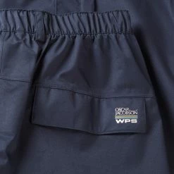 Oscarjacobson Oscar Jacobson Portland Waterproof Golf Pants -Golf Clothing Shop Oscar Jacobson AW22 Portland Waterproof Pants Navy OJTRS0003 WPOSC007 S 29 Leg detail