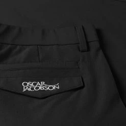 Oscarjacobson Oscar Jacobson Desmond Golf Trousers 5 Oscarjacobson Oscar Jacobson Desmond Golf Trousers -Golf Clothing Shop Oscar Jacobson AW22 Desmond Trousers Black OJTRS0119 TROSC073 30 W 31 Leg Detail