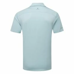 Oscarjacobson Oscar Jacobson Chap II Tour Golf Polo Shirt -Golf Clothing Shop Oscar Jacobson SS22 Chap Tour Polo Shirt OJTS0041 Code SHOSC192 M Cool Blue Navy Back