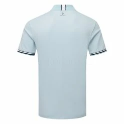 Oscarjacobson Oscar Jacobson Durham Tour Golf Polo Shirt -Golf Clothing Shop Oscar Jacobson SS22 Durham Tour Polo Shirt OJTS0033 Code SHOSC184 M Cool Blue Navy Back